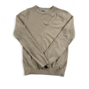 Stitches & Stripes Women’s Cream Sweater Size S Soft Knit Pullover